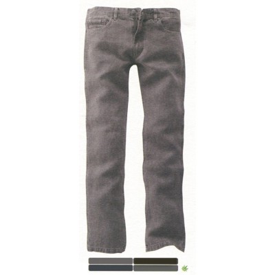 Pantalon Jeans pur chanvre, 5 poches,  REX 